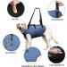 COODEO Dog Harness - Adjustable Lifting Belt for Pets | Support & Rehabilitation for Old & Disabled Dogs - Padded Breathable Straps - XS Blue - Buy Online on SooperMarket.com