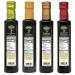 Organic Flavored Balsamic Vinegar of Modena Variety Pack - Pomegranate, Pear, Fig, Raspberry (4 x 8.5 Fl Oz) - Perfect for Gifts, Pasta, Salad, Ice Cream, Cocktails - Buy Online on SooperMarket.com