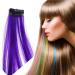 Buy Rainbow Colored Hair Extension Clips - 18 Multi-Colored Synthetic Strands for Girls & Kids - Buy Online on SooperMarket.com