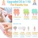 Zooawa 20 in 1 Electric Baby Nail Trimmer Kit - Nail Clipper, File & Polish Grooming Set for Newborns to Adults - Pink - Buy Online on SooperMarket.com