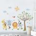 Decalmile Jungle Animals Wall Decals - Nursery and Kids Room Wall Stickers - Buy Online on SooperMarket.com