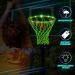 Glow in The Dark Basketball Set for Kids - LED Lights, Nightlight Net, Remote Control - 16 Colors - Outdoor Hoop Accessories - Buy Online on SooperMarket.com