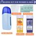 Roll on Waxing Kit for Women - Warmer & Roller for Hair Removal on Larger Body Areas | Includes 2 Wax, 100 Strips & Blue Roll - Buy Online on SooperMarket.com