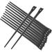 Healeved 36 Pcs Eyeliner Brush Eye Shadow Brush Eye Brushes for Eyeshadow Flat Concealer Brush Black  - Buy Online on SooperMarket.com