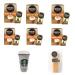 Nescafe Gold Instant Coffee Sachets Mix Contains 24 Sachets Each of Toffee Nut Latte and Caramel Latte Flavours Bundled With 48 x Temas Store Coffee Stirrers & A Reusable Coffee Cup| Coffee Gift Set