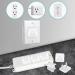 HiCanwn 50 Pack Outlet Covers Baby Proofing Plug Covers Child Proof Electrical Protector Safety Socket Covers Electric Outlet Pulg Covers for Baby Child White - Buy Online on SooperMarket.com