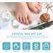 FRCOLOR 3 Pcs Nail Art Crystal Cup Glass Container with Lid Liquid Powder Dappen Dish Manicure Care Tools Nail Tech Clear Fingernail Polish Nail Art Dish Cup White With Cover Cup Bowl 5.5x5.5cmx3pcs Whitex3pcs - Buy Online on SooperMarket.com