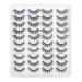 Eyelashes Natural Look 4 Various Styles Wispy Eye Lashes Mink Parriparri 20 Pairs Soft Faux Mink Volume Lashes Fluffy 3D Mink Lashes Easy to Apply Normal-20 Pairs