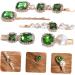 Gogogmee 1 Crystal Pearl Hair Clip Diamond Hair Clips Green Rhinestones Green Rhinestone Hair Barrettes Bridal Hair Accessories Bobby Hair Barrette Wedding Hair Clips Rhinestone Clips Alloy - Buy Online on SooperMarket.com