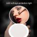 LED Lighted Travel Makeup Mirror Round LED Pocket Mirror Portable Foldable Mini LED Lighted Pocket Makeup Mirror for Travel - Buy Online on SooperMarket.com