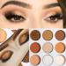 Ecofavor 9-Color Brown Eyeshadow Palette - Natural Matte, Shimmer, Glitter | Highly Pigmented, Waterproof | Easy to Blend Naked Earth Tones Makeup Palette - Buy Online on SooperMarket.com