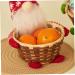 Christmas Candy Basket Table Decor Gnomes Wicker Basket for Christmas Candy Storage Jars Weaving Santa Claus Storage Basket for Christmas Decorations Red Christmas Table Decoration Christmas Storage - Buy Online on SooperMarket.com