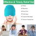 Migraine Relief Cap Reusable Cold Hot Therapy Migraine and Headache Relief Cap Single-Sided Gel Ice Hot Head Wrap for Chronic Migraine Tension Headache Sinus Stress Puffy Eyes (Blue) - Buy Online on SooperMarket.com