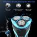 MAX-T Electric Razor for Men - Corded/Cordless Rotary Shaver with Pop Up Trimmer, IPX7 Waterproof, Wet/Dry, Wall Adapter Included - Blue - Buy Online on SooperMarket.com