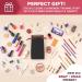 Makeup Set Glamza 10 Piece Lucky Dip Gift Makeup Kit for Women & Teenage Girls - Includes 10 Makeup Items In Black Organza Beauty Bag - Buy Online on SooperMarket.com
