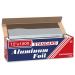 Ox Plastics Standard Premium Aluminum Foil | 12x1000 Feet Long | Industrial Size and Strength | Commercial Grade & Length Foil Wrap for Food Service Industry and Home Use| Strong Silver Foil (1 Pack)