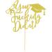 Arthsdite 1Pc You Did It Cake Topper/Class of 2024 Cake Decorations/Congrats Grad Graduation Party Decorations - Gold Glitter Gold You Did It Cake Topper - Buy Online on SooperMarket.com