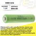 5x 1.2V NIMH AAA 800mAh Rechargeable Batteries for Portable Monitors & Instruments | International Shipping Available - Buy Online on SooperMarket.com