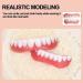 4 PCS Temporary Dental Veneers for Men and Women - Bright White W02 | Protect Your Teeth and Regain Confidence with Veneers Dentures Socket - Buy Online on SooperMarket.com