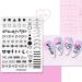 RUNRAYAY Nail Stamping Plate Fashion Flower Love Heart Geometric Multi-Pattern Nails Template Print Image Nail Art Decoration Tool