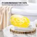 Supvox Bath Sponge Stool - 3 Pack Massager & Scrubber Pad for Peeling Skin | Yellow Red Blue | Perfect for Men & Women - Buy Online on SooperMarket.com