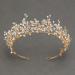 SWEETV Rhinestone Bridal Headband - Gold Wedding Tiara for Bride | Hair Accessories for Women - Buy Online on SooperMarket.com