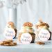 Cupcake Toppers 10 Pieces Acrylic Happy Birthday Cake Toppers Round Cake Decorations for Birthday Party Rose Gold - Buy Online on SooperMarket.com
