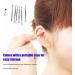 Colorful Ear Cleaning Kit - Gentle Ear Wax Remover with Comfortable Handle for Home & Travel - Buy Online on SooperMarket.com