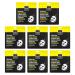 Soo'AE Homme Energizing Black Charcoal Hydrogel Mask 8 Count Facial Mask for Men Charcoal and Lemon Infused | Soothing and Hydrating 1 Count (Pack of 8) Charcoal Hydrogel