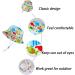 LANGZHEN Baby Girls Beach Sun Hat with Chin Strap, Colorful Fish Print - 6-12 Months - Buy Online on SooperMarket.com