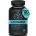 L-Theanine Capsules - For Stress Management & Relaxation - Promotes Focus Alertness & Clarity - L Theanine Supplement for Stress Relief - 250 mg per capsule - 120 Capsules 120 count (Pack of 1)