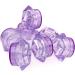 JZK 40 Pack of Purple Transparent 3ml Cosmetic Jars - Perfect for Creams Lip Balm & Travel - Buy Online on SooperMarket.com