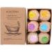 Handmade Spa Aromatherapy Bath Bomb Set | 6pcs Moisturizing Essential Oil Bath Balls for Relaxation and Dry Skin Relief - Buy Online on SooperMarket.com