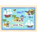Pirates Personalized Personalized Placemat for Kids by Art Appeel  18 x 12 Inches  Laminated