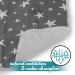 Breathable Washable Baby Diaper Wrap Pad | 50x70 cm Zigzag Gray | Reusable Infant & Toddler Ceiling Pad - Buy Online on SooperMarket.com