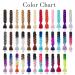 Gairyan Ombre Jumbo Braids Extensions - 24 100g Synthetic Box Braid Hair for Crochet & Twists (Light Auburn) - International Shipping Available - Buy Online on SooperMarket.com