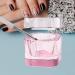 Folpus Nail Art Glass Dish with Lid Bowl Cup Holder Nail Art Tools Pink - Buy Online on SooperMarket.com