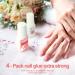 Sularpek 4 PCS Nail Glue - Extra Strong Brush-On Gel for False Nails & Manicures - Buy Online on SooperMarket.com