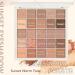 Nude Pink Brown Eyeshadow Palette - 25 Colors, Matte & Shimmer, Highly Pigmented, Hypoallergenic Eye Makeup - Oatmeal Milk Tea - Buy Online on SooperMarket.com