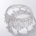 S SNUOY Silver Queen Bridal Crown Tiara Headband for Wedding - Buy Online on SooperMarket.com