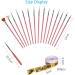 Katoom 515 Pcs Self-Adhesive Nail Stencils - Golden Gel Nail Extension Templates for Perfect Nail Art - Buy Online on SooperMarket.com
