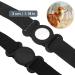 Wallfid Airtag Dog Collar & Silicone GPS Tracker Cover Anti-Loss Pet Accessory for Cats & Dogs (Black & White) - Buy Online on SooperMarket.com