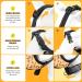 BONTHEE Dog Muzzle Soft Mesh Muzzles for Small Medium Large Sized Dogs Muzzle for Dogs to Prevent Biting Breathable Puppy Muzzle for Scavenging Grooming Biting Chewing and Licking Carrot M - Buy Online on SooperMarket.com