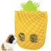 Geegoods Rabbit Hay Feeder Bag Guinea Pig Hay Feeder Storage Hanging Feeding Hay for Small Animals 600D Oxford Cloth Fabric (Yellow)