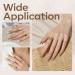 Modelones Builder Nail Gel 6 Colors Set - Hard Strengthener & Extension Gel with Rhinestone Glue - Clear, Nude, Pink - Ideal Gift for Women - Buy Online on SooperMarket.com