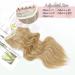 Invisible Wire Hair Extension - Natural Wavy Synthetic Clip-In, Adjustable Size with 2 Secure Clips, Long Curly Golden Blonde - Secret Hair Piece for Women (16inch) - Buy Online on SooperMarket.com