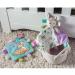 Mary Meyer Taggies Flora Fawn Character Blanket with Crinkle Me | Soft Baby Security Blanket - Buy Online on SooperMarket.com