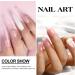 PEACECOLOR 8G 6PCS Acrylic Powder Set Clear Pink White Nude Orange Acrylic System Acrylic Nail Kit for Beginners DIY Nail Art Nails Extension No Nail Lamp Needed Professional Multicolor for Home DIY color 179 - Buy Online on SooperMarket.com