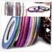 Beavorty 90 Pcs Adhesive Line Sticker Washi Tape Dispenser Nail Decor Nail Tape Strip Adhesive Epoxy Nail Art Stickers Nail Strip Tape Gold Powder Gold and Silver Thread Optional - Buy Online on SooperMarket.com