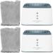 2 Pack Refrigerator Activated Carbon Deodorizer Box - Household Freshness & Odor Control - Buy Online on SooperMarket.com